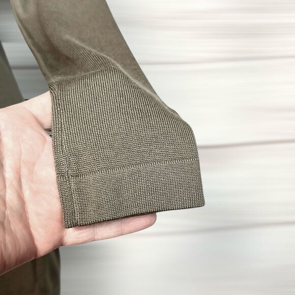 SHIRIN Scotland Cashmere Silk Tunic Long Sweater Gray Lightweight Split Front S - Picture 9 of 12